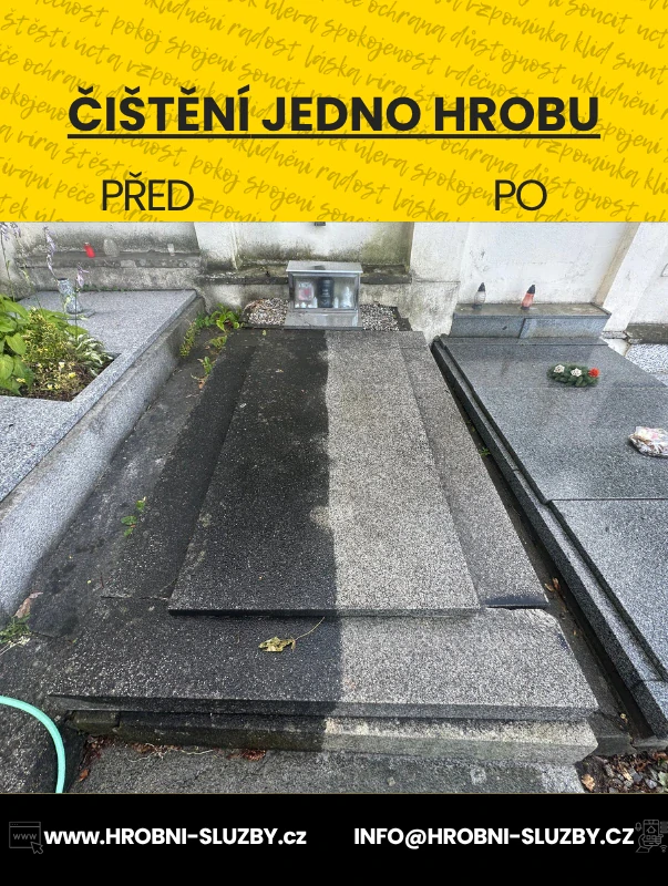 Jedno hrob | Čištění hrobu