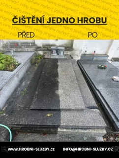Jedno hrob | Čištění hrobu